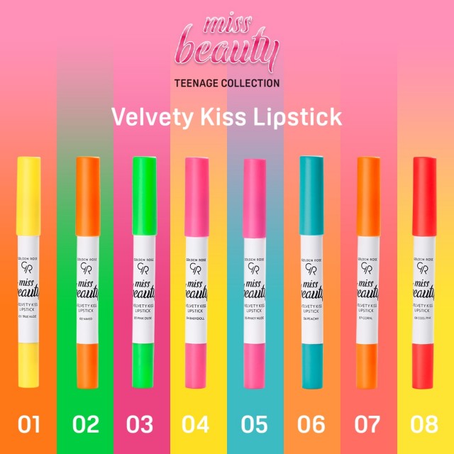 GR Miss Beauty VELVETY KISS Червило-молив 